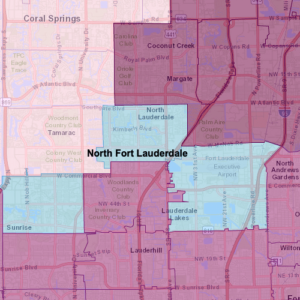 north-ft-lauderdale-map